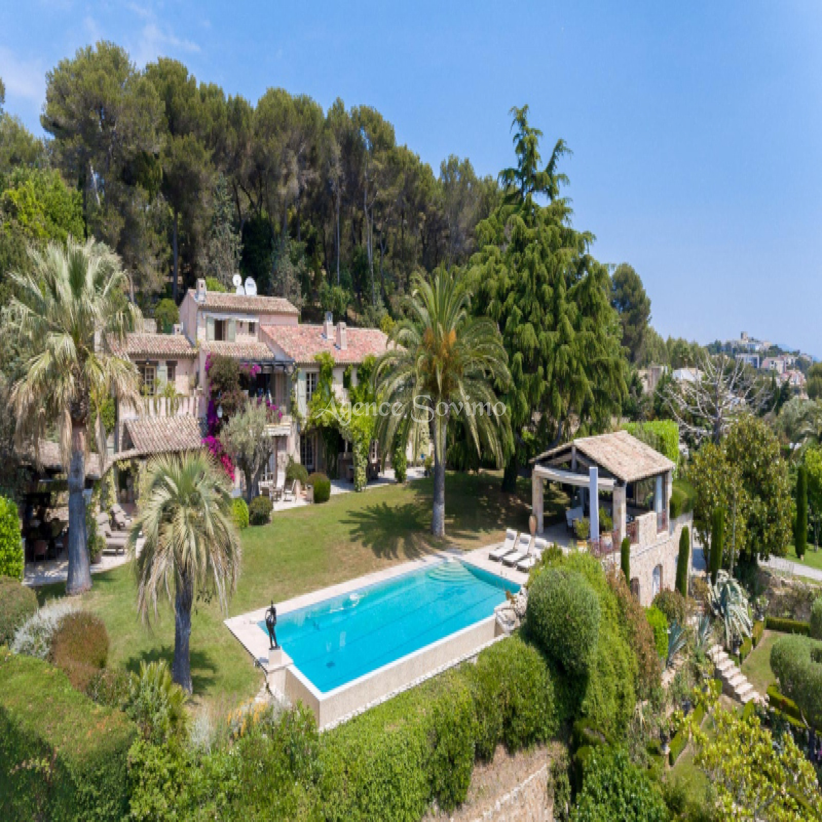 Vente Propriété D'exception Avec Vue Mer à Mougins | Agence SOVIMO